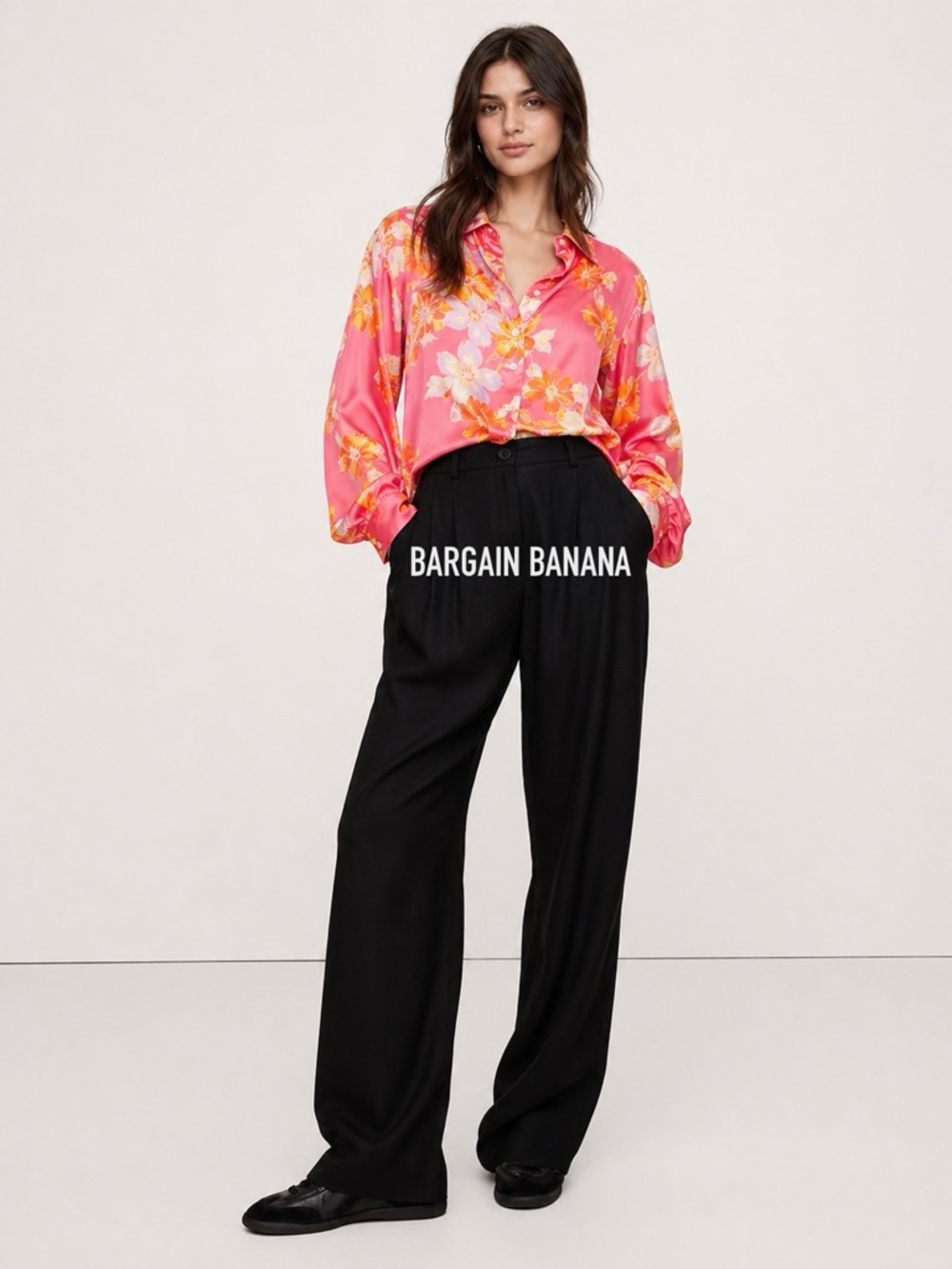 NEW! BANANA REPUBLIC ULTRA HIGH RISE DRAPEY TWILL SOHO WIDE LEG PANT 713489 🦒